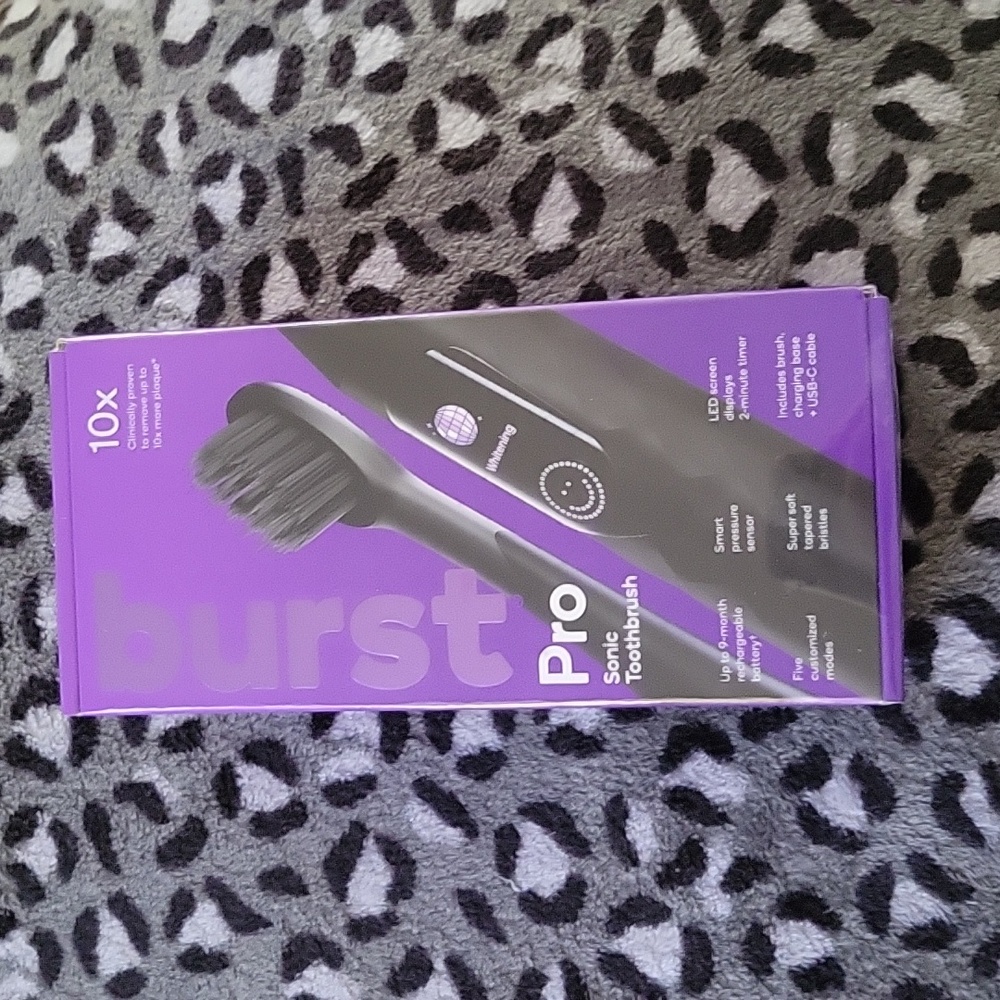 Burst pro sonic toothbrush